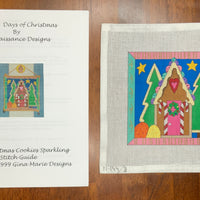 Three Christmas Cookies Sparkling with stitch guide