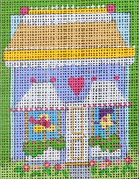 Easter House Ornament
