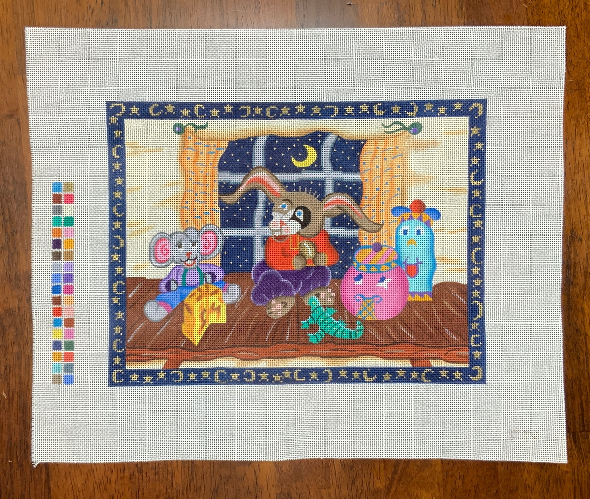 Rabbit in the Kitchen | Needlepoint Destashing