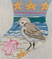 Sandpiper with Shell Mini Sock
