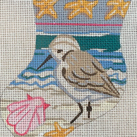 Sandpiper with Shell Mini Sock