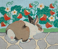 Rabbit in the Strawberry Patch
