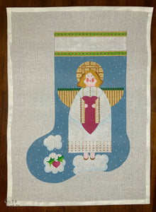 Heart Angel Stocking