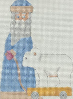 Santa with Polar Bear with stitch guide
