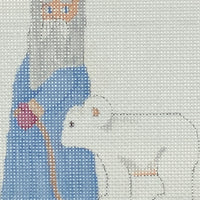 Santa with Polar Bear with stitch guide