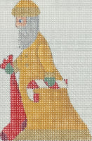 Santa with Stocking and Candy Cane with stitch guide
