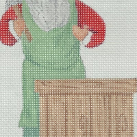Santa at Workbench with stitch guide