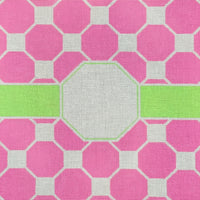 Pink and Green Hexagon