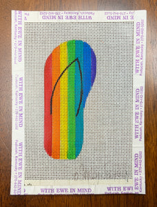 Rainbow Flip Flop