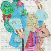 Versailles Minuet Santa (Radko) with stitch guide
