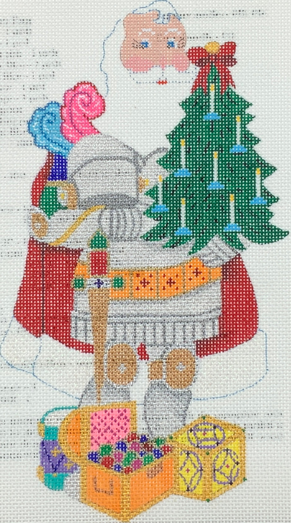 Christmas Knight (Radko) with stitch guide