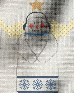 Snow Angel Ornament with stitch guide