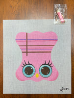Pink Owl Eyeglass Case
