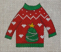 The Christmas Tree Ugly Xmas Sweater with SG
