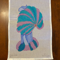 Woman with Feather Fan