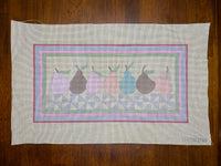 Pears with stitch guide
