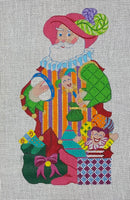 Troubadour Tradition Santa (Radko) with stitch guide and perle cottons
