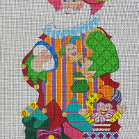 Troubadour Tradition Santa (Radko) with stitch guide and perle cottons