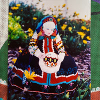 Russian Sewing Doll with stitch guide