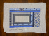 Blue/Gray Clutch
