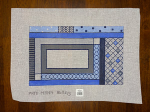 Blue/Gray Clutch