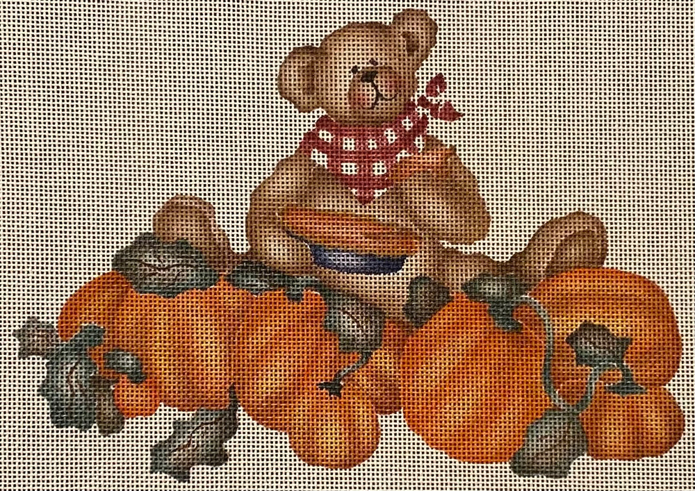 Pumpkin Patch Bear (print)