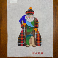Golfing Santa