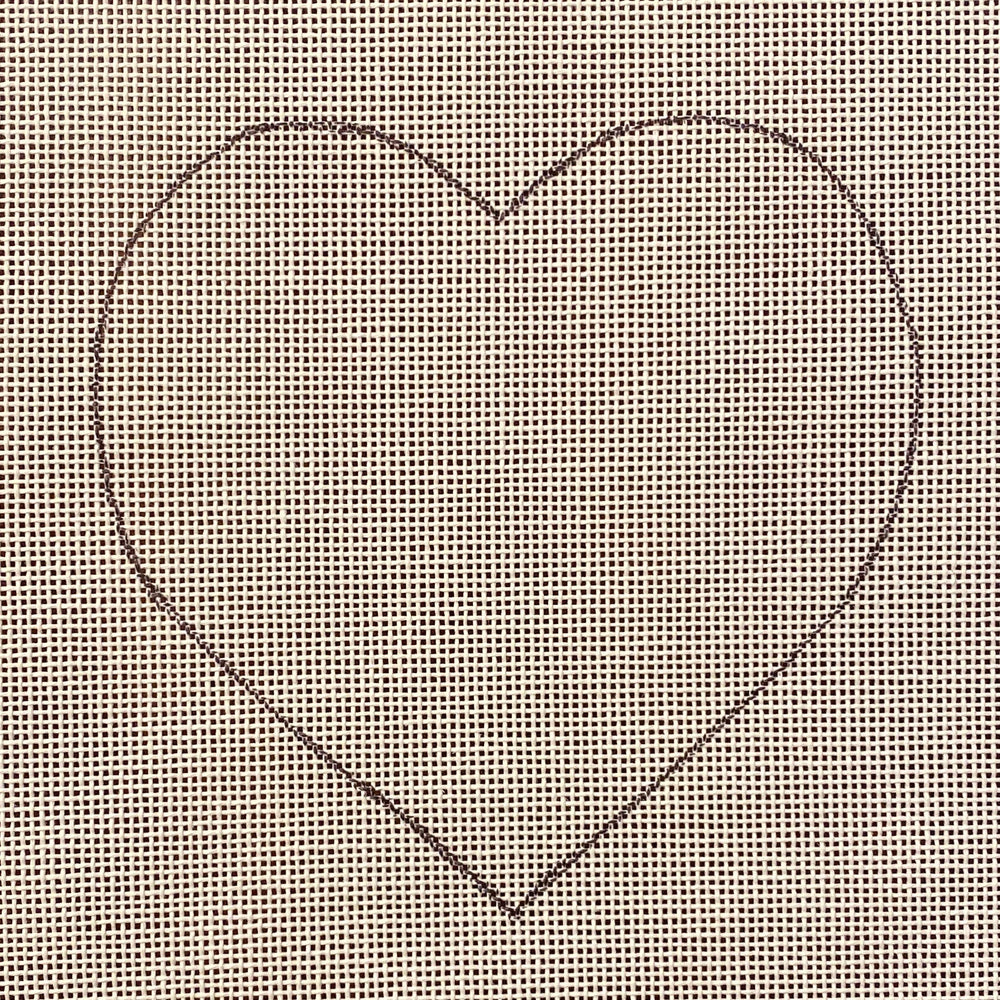 Hearts for Hospice blank outline canvas (1 per pkg, based on availability)