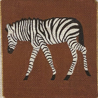 Zebra on Congress Cloth