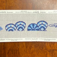 Blue & White Seashell Belt