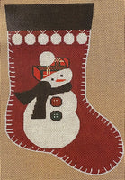 Snowman Midi Sock
