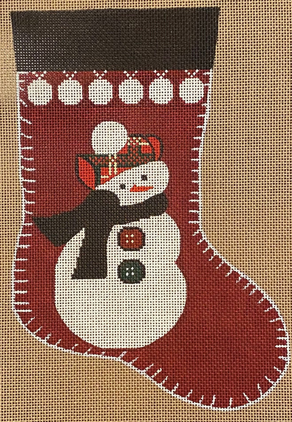Snowman Midi Sock
