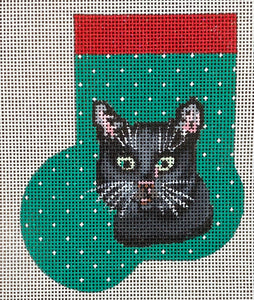 Black Cat Mini Sock