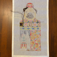 Pug Sherpa - some stitching