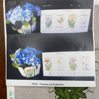 Plant Pot - Flowers & Butterflies