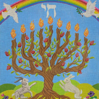 Tree of Life Menorah