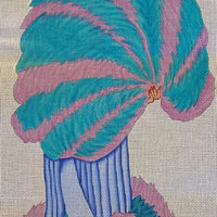 Woman with Feather Fan