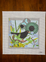 Bird with Flower
