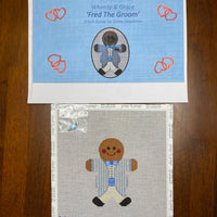 Groom Gingerbread with stitch guide