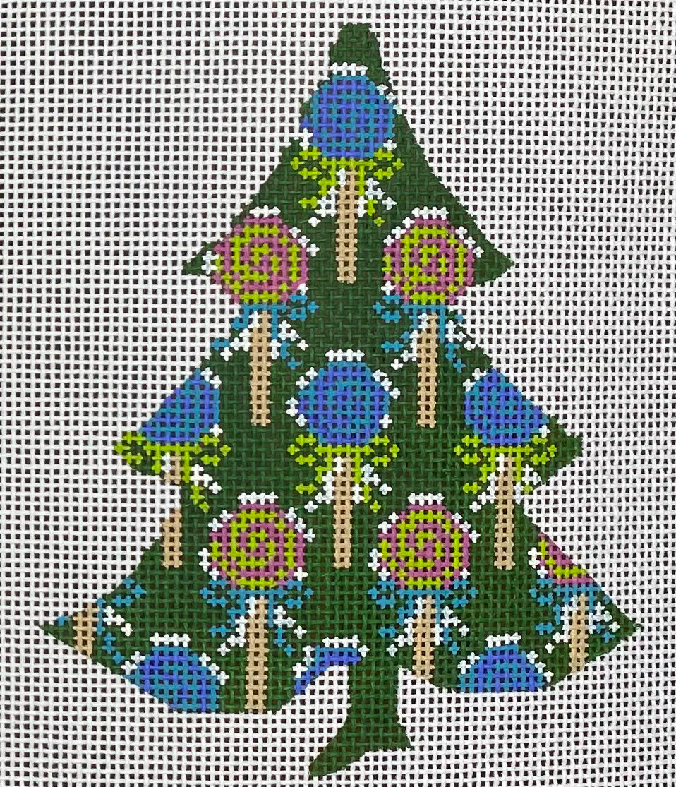 Tutti Fruity Lollipop Tree with stitch guide