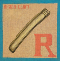 R for Razor Clam
