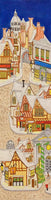 London Scene on Congress Cloth
