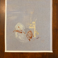 Chambered Nautilus - some stitching