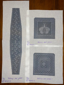 N's Bee Bag - gun metal and silver