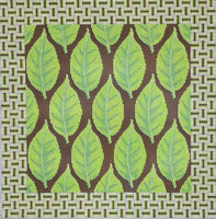 Leaves/Woven Border
