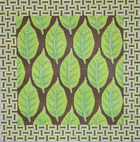 Leaves/Woven Border
