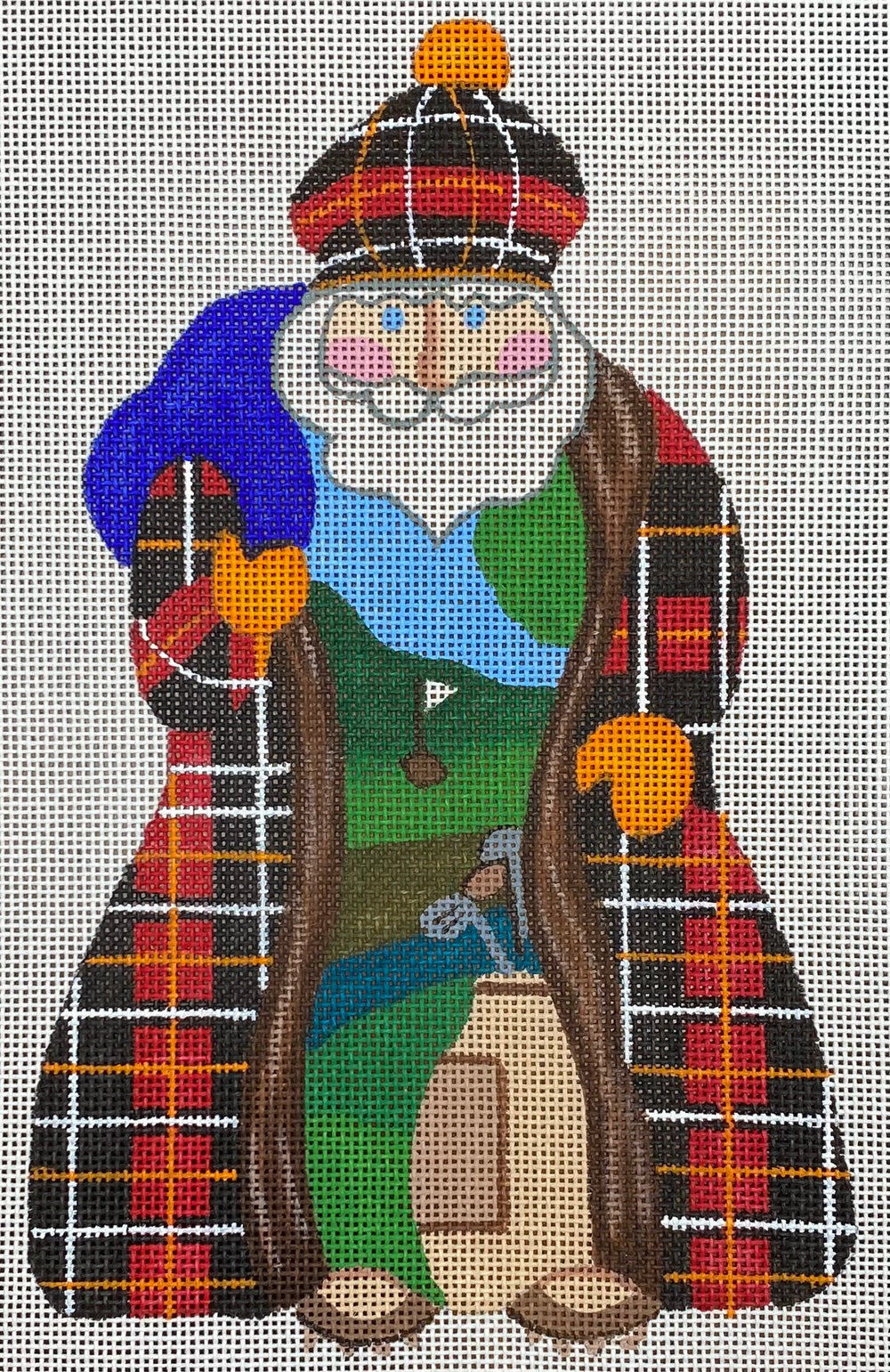 Golfing Santa