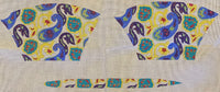Perky Paisley Fan Clutch
