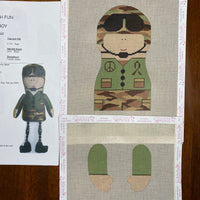 Army Boy with stitch guide