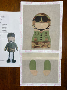 Army Boy with stitch guide